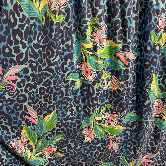 π Lilly Pulitzer Camille dress size XL FORMENTERA TURQUOISE HOT ON THE SPOT π - Picture 5 of 6